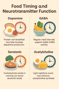 Food Timing and Neurotransmitter Function